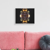 Afrikaanse Godin Canvas Afdruk (Insitu (Woonkamer))
