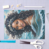 Afrikaanse godin Yemaya Art Tissuepapier (Craft)