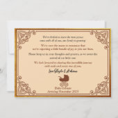 Afrikaanse godin zachte boho zwangerschap aankondi kaart (Achterkant)