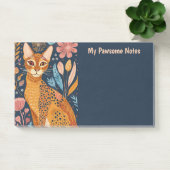 Afrikaanse Gouden Kat Boho Mijn Pawsome Persoonlij Post-it® Notes (Kantoor)