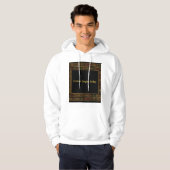 Afrikaanse gouden kente patroon hoodie (Voorkant volledig)