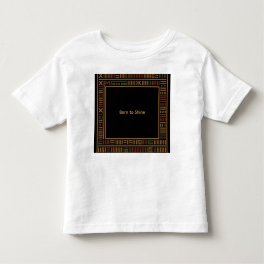 Afrikaanse gouden kente peuter T-shirt (Voorkant)