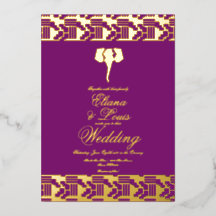 Afrikaanse goudolifantenmarkering geperst