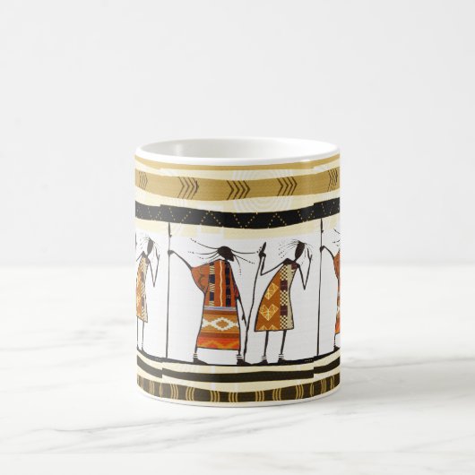 Afrikaanse Grafische, stammenjagers Koffiemok (Center)