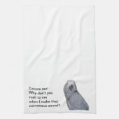 Afrikaanse Gray Kitchen Towels Theedoek (Verticaal)
