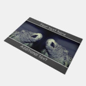 Afrikaanse Gray Parrot Cute Bird Deurmat (Schuin)