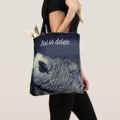 Afrikaanse Gray Parrot Cute Bird Tote Bag (Dichtbij)