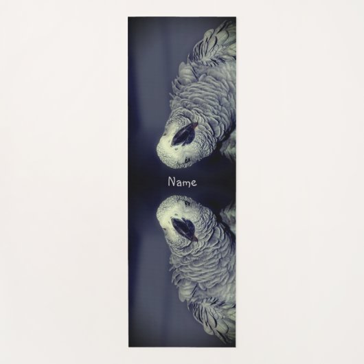 Afrikaanse Gray Parrot Cute Bird Yogamat (Voorkant)