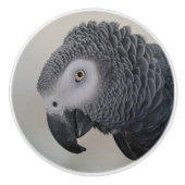 Afrikaanse Gray Parrot Dresser Knobs Keramische Knop (Voorkant)