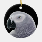 Afrikaanse Gray Parrot Ornament (Voorkant)
