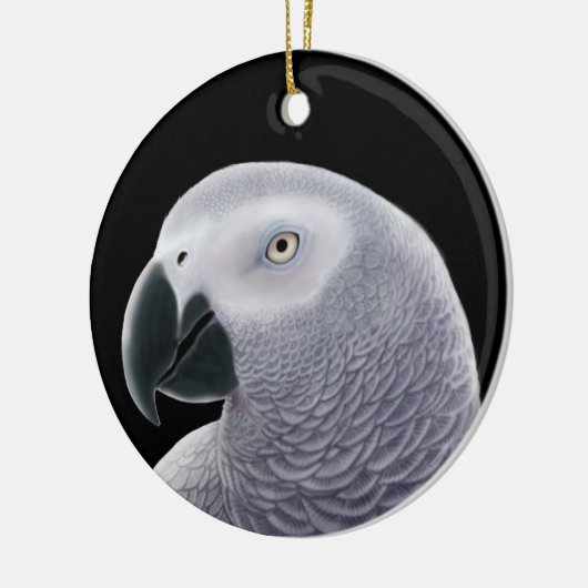 Afrikaanse Gray Parrot Ornament (Links)