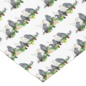 Afrikaanse Gray Parrot Party Table Runner Korte Tafelloper (Hoek)