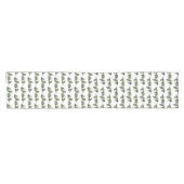 Afrikaanse Gray Parrot Party Table Runner Korte Tafelloper (Horizontaal)