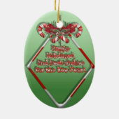 Afrikaanse grijs keramisch ornament (Achterkant)