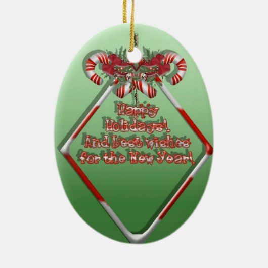 Afrikaanse grijs keramisch ornament (Achterkant)