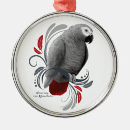 Afrikaanse grijs metalen ornament