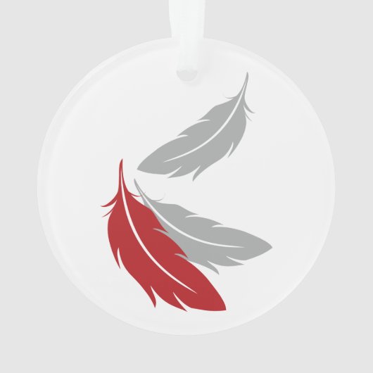 Afrikaanse grijs ornament (achterkant)