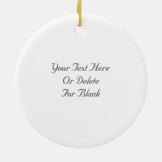 Afrikaanse grijze kerst keramisch ornament (Achterkant)