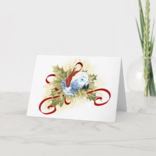 Afrikaanse grijze kerstkaarten feestdagen kaart