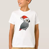Afrikaanse grijze kerstman t-shirt (Voorkant)