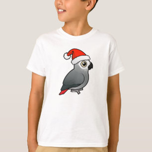 Afrikaanse grijze kerstman t-shirt