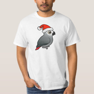 Afrikaanse grijze kerstman t-shirt