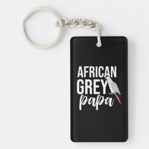 Afrikaanse grijze papa sleutelhanger