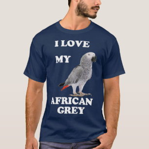 Afrikaanse grijze papegaai 26 t-shirt