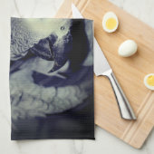 Afrikaanse grijze papegaai 2 theedoek (Quarter Fold)