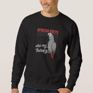 Afrikaanse grijze papegaai als Therapie Quote Bird Trui
