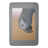 Afrikaanse grijze papegaai badmat (Voorkant Verticaal)