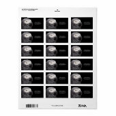 Afrikaanse grijze papegaai etiket (Full Sheet)