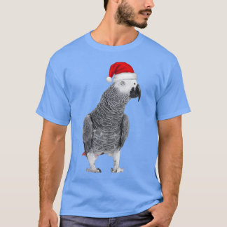 Afrikaanse grijze papegaai kerst t-shirt