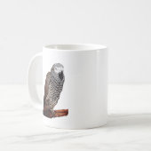 Afrikaanse grijze papegaai koffiemok (Voorkant links)