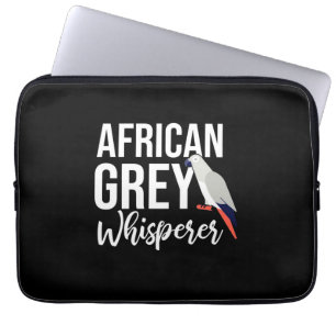 Afrikaanse grijze papegaai laptop sleeve