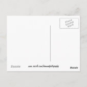 Afrikaanse grijze papegaai met orchideeën briefkaart (Achterkant)