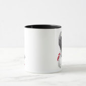 Afrikaanse grijze papegaai mok (Midden)