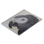 Afrikaanse grijze papegaai notitieboek (Linkerzijde)