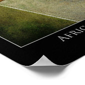 Afrikaanse grijze papegaai poster (Hoek)