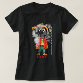 Afrikaanse Grijze papegaai Reggae dames T-shirt