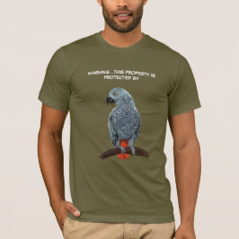 Afrikaanse grijze papegaai t-shirt