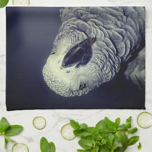 Afrikaanse Grijze papegaai Theedoek (Gevouwen)