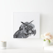 Afrikaanse grijze papegaai vierkante klok (Huis)