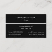 Afrikaanse grijze papegaai visitekaartje (Achterkant)