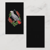 Afrikaanse grijze papegaai visitekaartje (Voorkant / Achterkant)