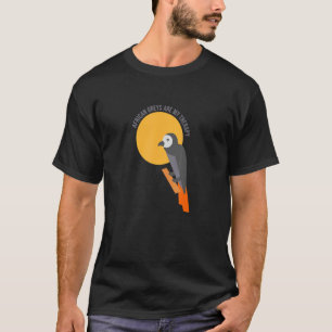 Afrikaanse grijze parrots als therapie-Ironisch Ge T-shirt