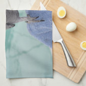 Afrikaanse grijze pool theedoek (Quarter Fold)