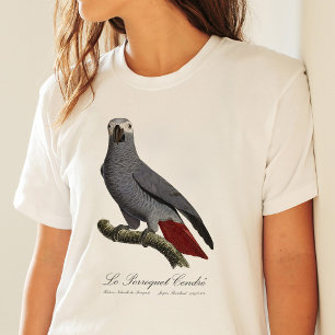 Afrikaanse grijze roodstaartpapegaai, Psittacus er T-shirt