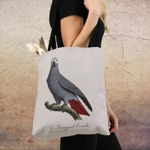 Afrikaanse grijze roodstaartpapegaai, Psittacus er Tote Bag