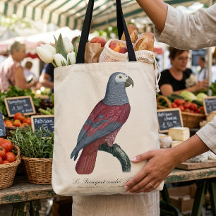 Afrikaanse Grijze Roodstaartpapegaai Psittacus Eri Tote Bag
